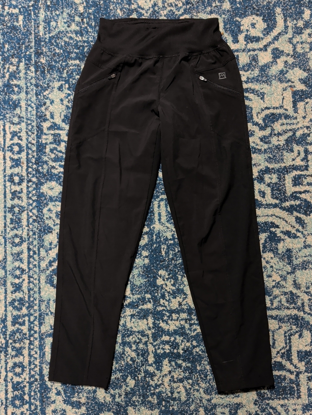 Avalanche Black Travel Outdoor Jogger Pants with Zipper Pockets Women's Small
